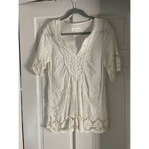 Alythea white lace top